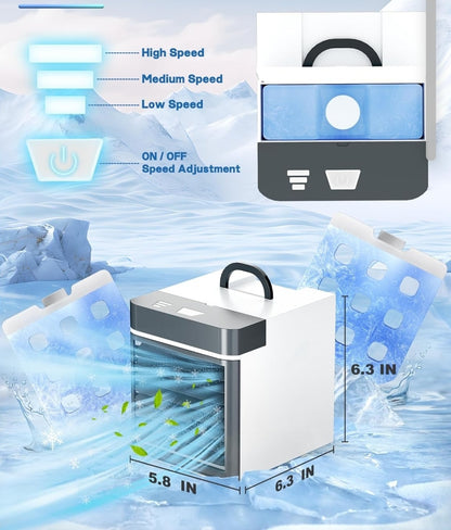 MINI AIRE ACONDICIONADO CLIMAPRO- AIR PORTATIL (TecnologÍa NEW)